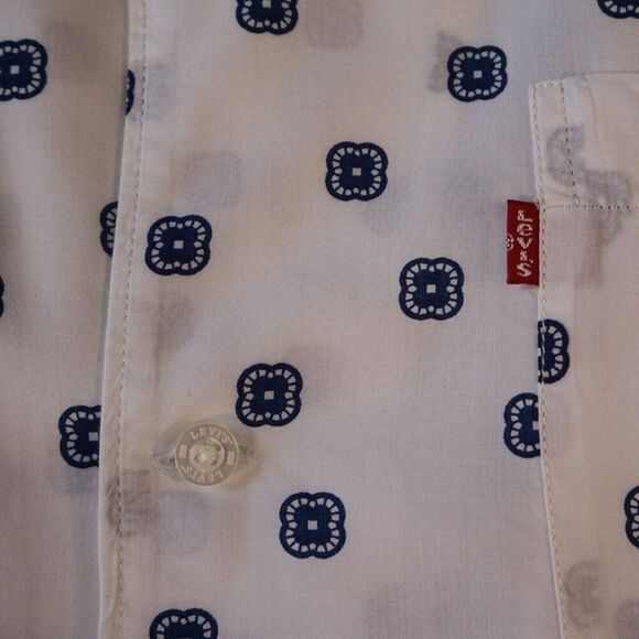 Levi's Mens Shirt Classic Camp Collar Relaxed Fit Size XL Short Sleeve New Gift - Picture 4 of 11